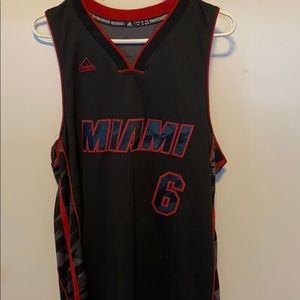 Rare LeBron James Miami Heat Swingman Jersey